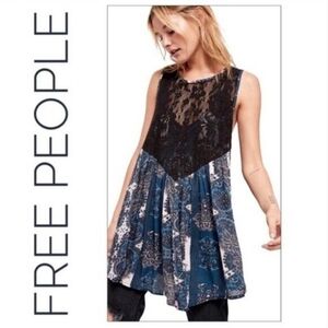 Free People Count Me in Trapeze Mini Dress